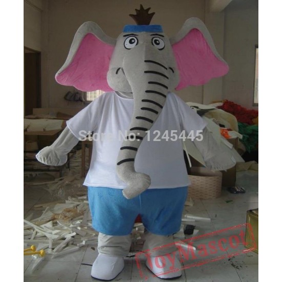 Elephant Mascot Costume Adult Elephant Costume