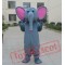 Grey Elephant Mascot Costume Adult Elephant Costume