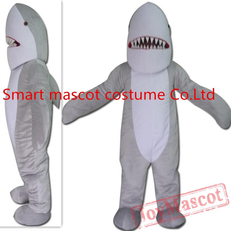 Adult Style Ferocious Shark Mascot Costume