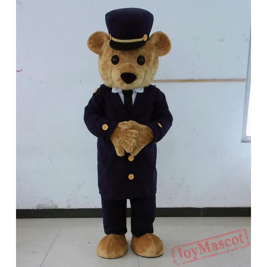 Adult Teddy Bear Mascot Costume