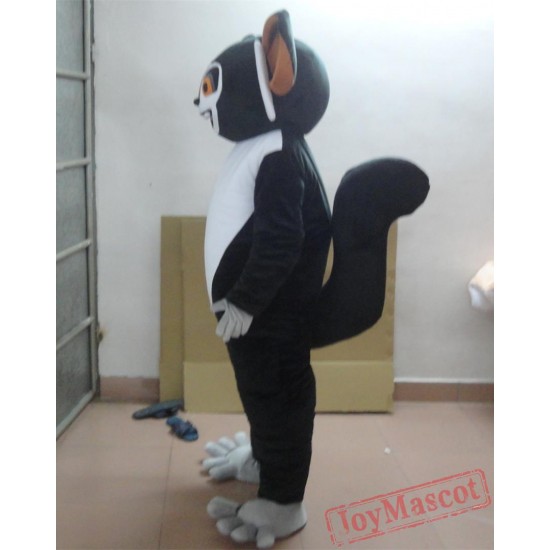 Black And White Rat Mascot Costume Adult Rat Costume