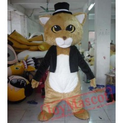 Gentleman Cat Mascot Costume Adult Cat Costume