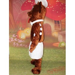 Chief Cook Dog Costume Adult Dog Mascot Costume
