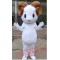 White Goat Costume Adult Sheep Mascot Costume