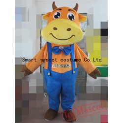 Hamsome Cow Mascot Costume Cow Adult Cow Costume