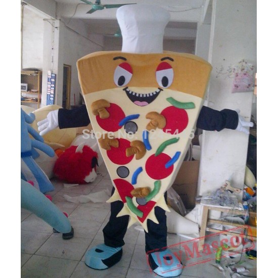 Delicous Food Costume Pizza Mascot Costume For Adult