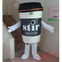Adult Coffee Cup Mascot Costume