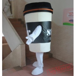 Adult Coffee Cup Mascot Costume