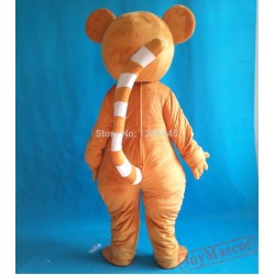 Adult Bear Mascot Costume With Long Tail