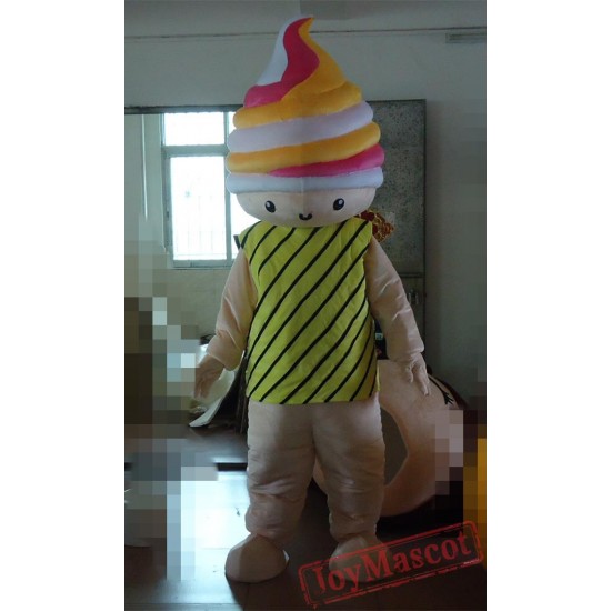 Adult Mascot Costume Ice Cream
