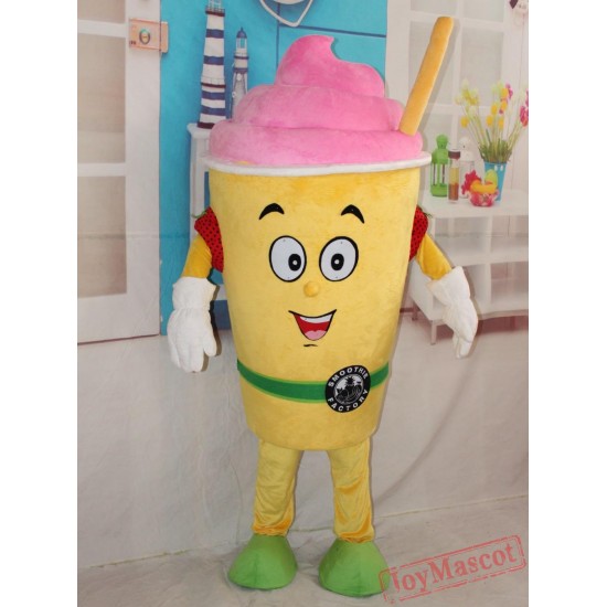 Good Version New Ice Cream Adult Yogurt Mascot Costume