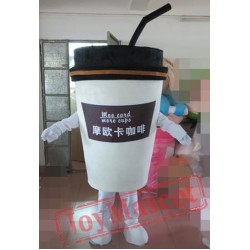 Mascot Coffee Cup Adult Costume