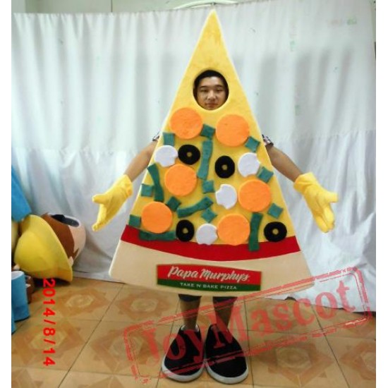 Pizza Mascot Costume For Adults