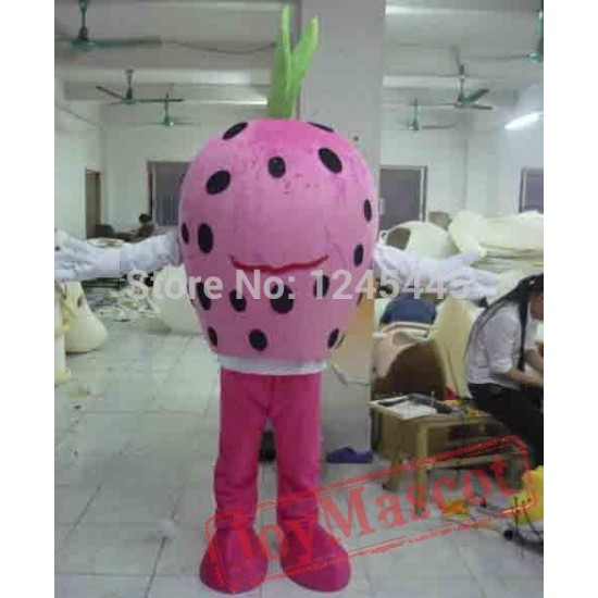 Adult Strawberry Mascot Costume