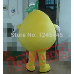 Adult Yellow Pear Mascot Costume