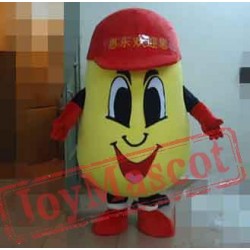Grinning Potato In The Red Hat Mascot Costume Potato Costume For Adults