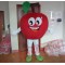 Adult Red Apple Mascot Costume Fruit Mascot Costumes