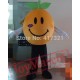 Orange With A Big Smile Mascot Costume Adult Orange Mascot