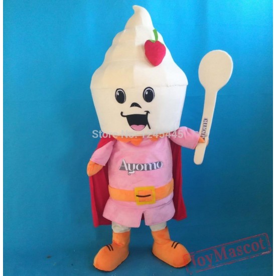 New Version Handmade Ice Cream Mascot Costume Adult Ice Cream Costume