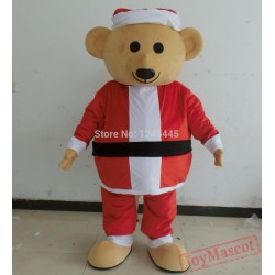 Adult Santa Bear Mascot Costume