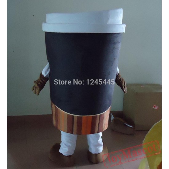 Coffee Cup Mascot Costume Adult Coffee Cup Costume