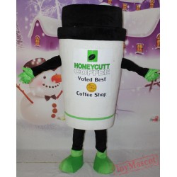 Adult Coffee Cup Mascot Costume Soft Drink Cup Mascot Costume
