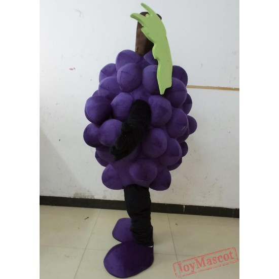 Purple Grape Mascot Costume Adult Grape Costume