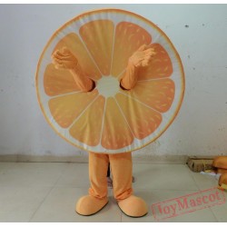Orange Mascot Costume Adult Orange