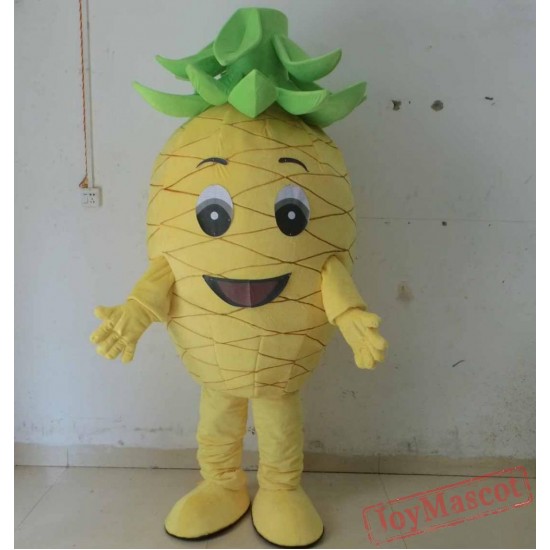 Fresh Pineapple Mascot Costume Adult Pineapple Costume