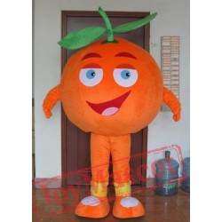 Happy Orange Costume Adult Orange Mascot Costume
