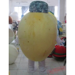 New Version Handmade Potato Mascot Costume With Cooing Fan