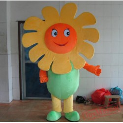 Happy Flower Mascot Costume Adult Flower Costume