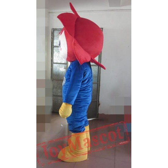 Bombax Ceiba Mascot Costume Adult Bombax Ceiba Costume