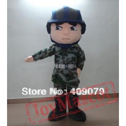 Adult Wargame Commander Mascot Costume
