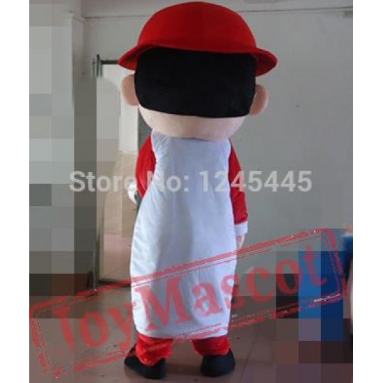 Boy Mascot Costume For Adults