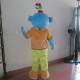 Adult Blue Alien Mascot Costume