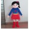 Girl Mascot Costume In Superman For Adults