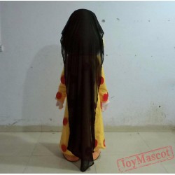Adult Arab Girl Mascot Costume