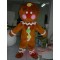 Adult Gingerbread Man Mascot Costume For Christmas