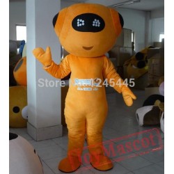 Hand Made Orange Robot Mascot Costume For Adult