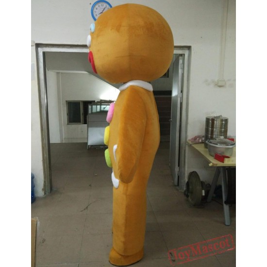 Details about   2020 Gingerbread Man Mascot Mascot Costume Suits Cosplay Party Outfits Clothing