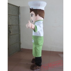 Handsome Boy Chef Mascot Costume For Adult