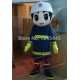 Adult Fireman Mascot Costume