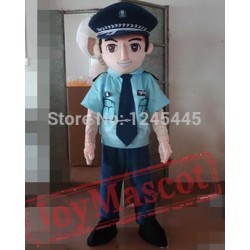 Adult Policeman Mascot Costume