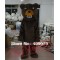 Dark Brown Bear Mascot Costume For Adults