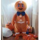 Christmas Mascot Adult Gingerbread Man Mascot Costume