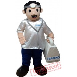 Costume Doctor Mascot Costume For Adult