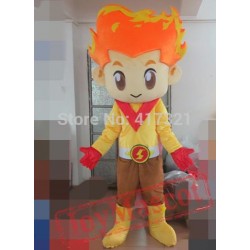 Energetic Boy Mascot Costume For Adults Boy Mascot