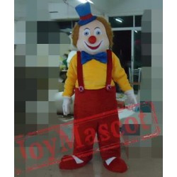 Smiling Clown Mascot Costume Adult Clown Mascot