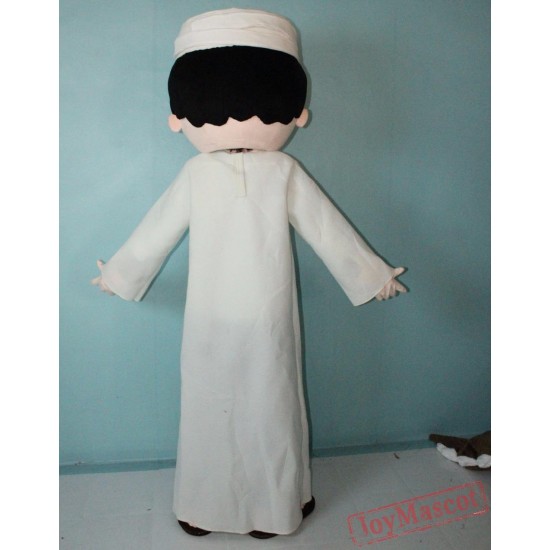 Arab Boy Mascot Costume Easy Wearing Arab Boy Mascot Costume